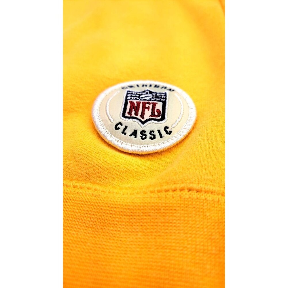 Vintage Kansas City Chiefs Gold Sweatshirt Gridiron Classic NFL Reebok Football - Picture 7 of 14